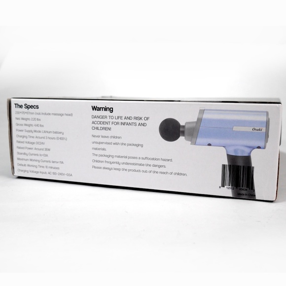 OSAKI OTAMIC MASSAGE WAVE GUN V - Professional Muscle Treatment NEW IN BOX - Picture 8 of 12